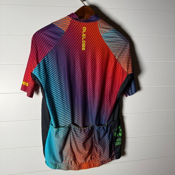 ALE Labs Cycling Short Sleeve Shirt PR.R Sz XXXL Red Blue - Picture 5 of 8